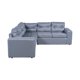 thumbnail image 2 of Sofá Seccional 5 Cuerpos Liverpool Felpa Gris, 2 of 5