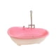 thumbnail image 5 of 1/6 Casa De Muñecas En Miniatura Bañera Juguetes De Simulación Para Muñeca De 12 Pulgadas Rosa Claro, 5 of 5