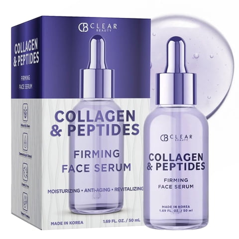 Suero Facial Clear Beauty Con Péptidos De Colágeno 50 Ml