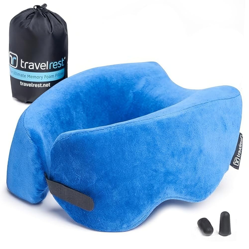 Almohada Cervical Travelrest Nest Memory Foam Travel Blue