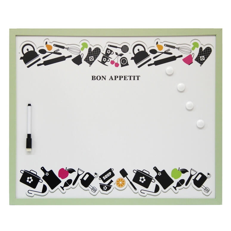 Vgo - Pizarra Plastica 40x50 Cm Kitchen Verde