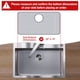 thumbnail image 2 of Protectores de fregadero Bestjing Silicone para fregadero de cocina de 26 x 14 cm, 2 of 9