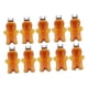 thumbnail image 5 of 10 Botellas De Jugo Vacías De Hombre De Jengibre De 500 Ml Para Jugo De Refrigerador De Té Marrón, 5 of 5