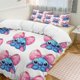 thumbnail image 2 of Stitch Pink Bow 3 Pieces Duvet Cover Set Full Size Super Soft Fade Resistant Microfiber, 2 of 4