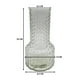 thumbnail image 3 of Florero Decorativo De Vidrio Con Diseño Base Ancha Blanco 25, 3 of 7