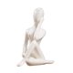 thumbnail image 3 of Figura De Yoga De Cerámica Adorno Estatua Escultura Jardín Zen Decoración De Escritorio Para El Hogar 7.5x4x10.5cm, 3 of 5
