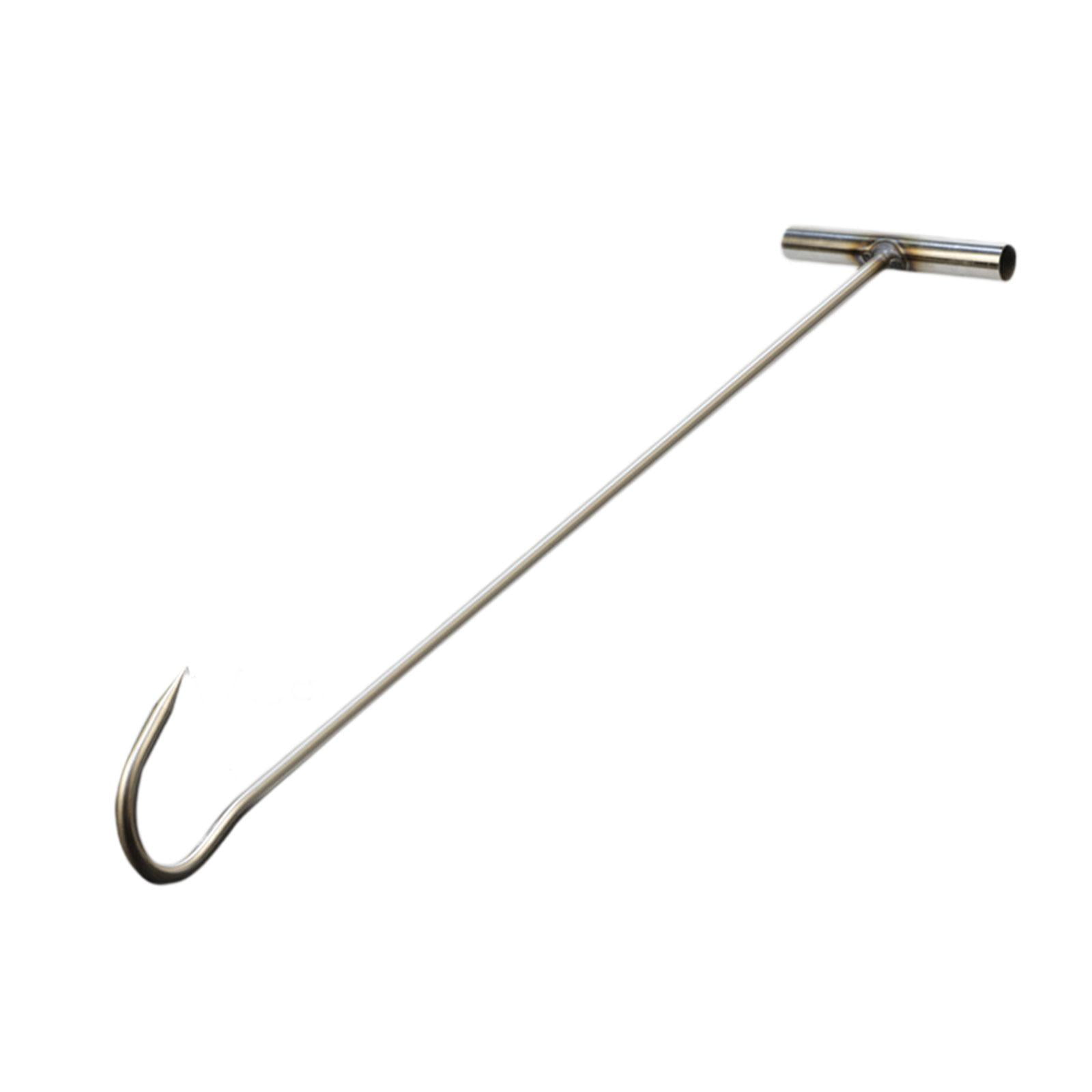 Bothyi - Gancho Para Carne, Gancho Rígido Para Herramientas De Cocina, Tapas De Alcantarilla Para Chefs, Gancho Para Cubierta De Drenaje, 70cm