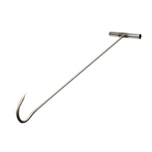 Bothyi - Gancho Para Carne, Gancho Rígido Para Herramientas De Cocina, Tapas De Alcantarilla Para Chefs, Gancho Para Cubierta De Drenaje, 70Cm