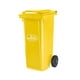 thumbnail image 3 of Basurero Contenedor 240 Litros Amarillo Con Rueda, 3 of 3