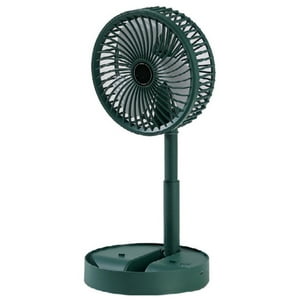 Tecnolab - Ventilador Portátil Plegable Con Pedestal Usb Verde - Ps