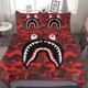 thumbnail image 1 of Bape Shark Camo 3-Piece Bedding Set Warm And Comfortable Soft Duvet Cover Bed Set for Boys Girls Kids Adult Bedroom All Season, 1 of 5