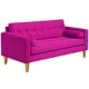 thumbnail image 2 of Sofa Retro 3C Felpa 04 Fucsia, 2 of 6