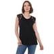 thumbnail image 1 of Polera Mujer Hombros Macramé Color Negro Corona, 1 of 5