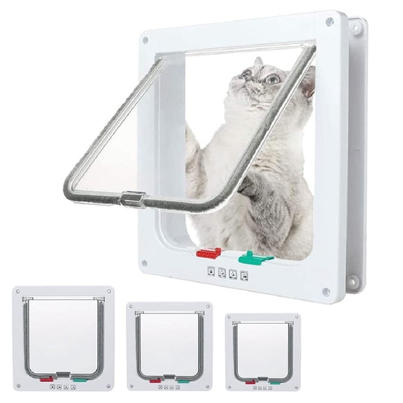 Escotilla para Gato EGETOTA XL 28x24 cm Bloqueo 4 Vías