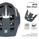 thumbnail image 3 of Casco de bicicleta BATFOX Mountain para hombres, mujeres y adultos, jóvenes, gris XL, 3 of 7