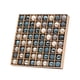 thumbnail image 1 of 64 piezas de adornos de bolas de Navidad, decoraciones para árboles de Navidad, colgante DIY para bodas, Navidad, vacaciones, patio trasero, interior azul y dorado, 1 of 5