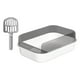 thumbnail image 3 of Caja De Arena Para Gatos, Inodoro, Conejo, Baño Profundo, Orinal, Bandeja De Arena Para Mascotas, Color Blanco, 3 of 5