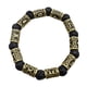 thumbnail image 3 of Runa Vikinga Cuentas Antiguas Pulsera Lava Piedra Brazaletes Accesorios Para Hombres Bronce, 3 of 5