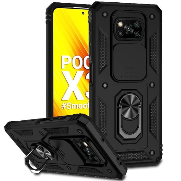 Estuche GANGXUN para Xiaomi Poco X3 Pro, soporte giratorio 360°, estilo mecánico y magnético