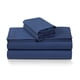 thumbnail image 1 of Juego de sábanas Tribeca Living de franela de algodón 100% azul, tamaño Full, 1 of 3