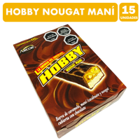 Hobby Tradicional - Nougat Maní De Arcor (Caja Con 15 Uni)