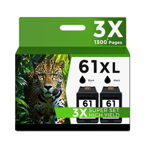 Cartucho De Tinta 61xl Negro De Repuesto Para Hp 61 Xl