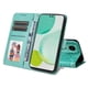 thumbnail image 5 of Funda tipo cartera FOXDOCK para Huawei Nova 12 , diseño girasol en relieve, cuero PU, cierre magnético, soporte y tarjetero, 5 of 5