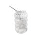 thumbnail image 2 of Vaso Sippy De Vidrio Con Pajita, Taza De Café Helado, Duradero Para Viajes, Hogar, Cocina, 865 Ml, 2 of 5