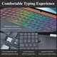 thumbnail image 4 of Funda con teclado WIWU para iPad Air 13 y Pro 12.9 con trackpad, gris, 4 of 8