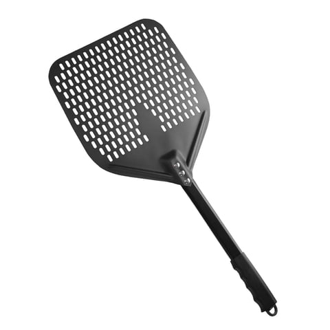 Bothyi - Cáscara De Pizza De Metal Con Mango, Pala Práctica Para Pizza, Para Cocina, Pastelería, Pan Largo