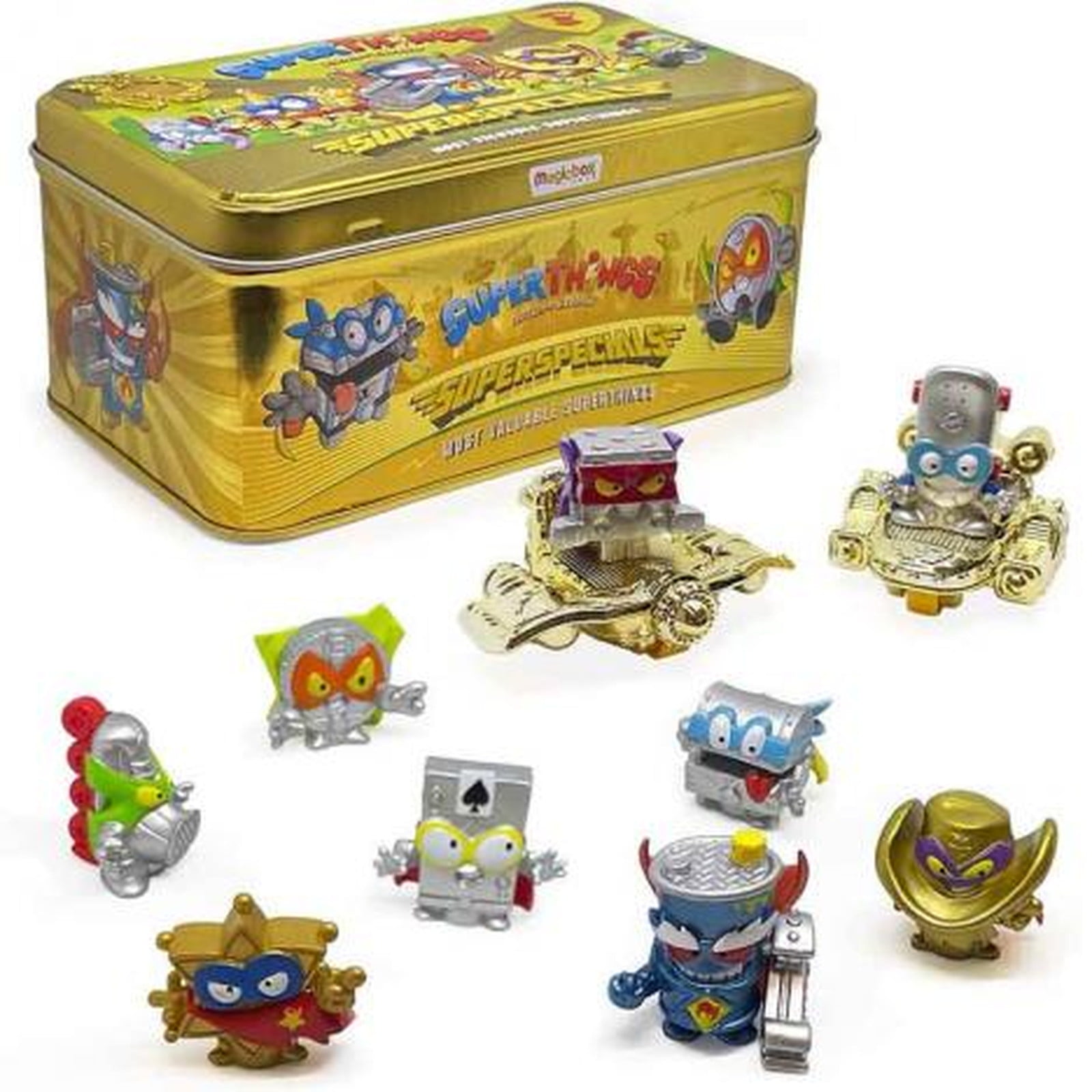 Magicbox - Superzings Lata Dorada Series 3 , Figuras Exclusivas
