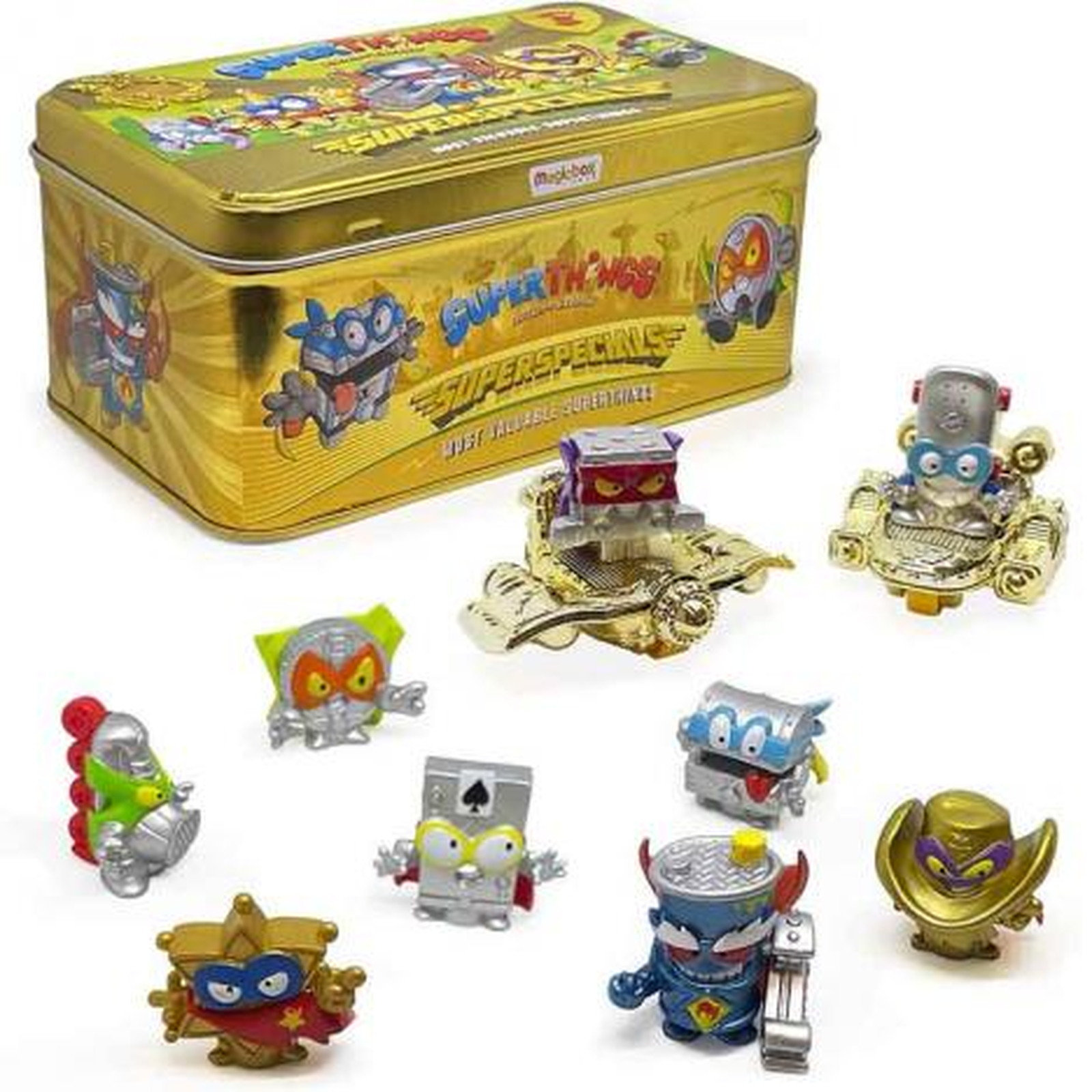Magicbox - Superzings Lata Dorada Series 3 , Figuras Exclusivas