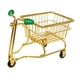 thumbnail image 1 of Carrito De Compras En Miniatura, Carrito De Juguete, Modelo Divertido, Mini Canasto De Almacenamiento, Regalo Para Niñas, Dorado Y Verde, 1 of 3