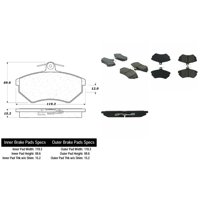 C-Tek - Pastillas Freno Para Auto 102.06960