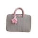 thumbnail image 4 of Funda para portátil, bolsa de transporte con diseño floral, informal y elegante, de 13 pulgadas, para la universidad, el trabajo, los desplazamientos Gris, 4 of 5