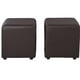 thumbnail image 1 of Set Pouf Cali 1c Pu 30 Chocolate, 1 of 4