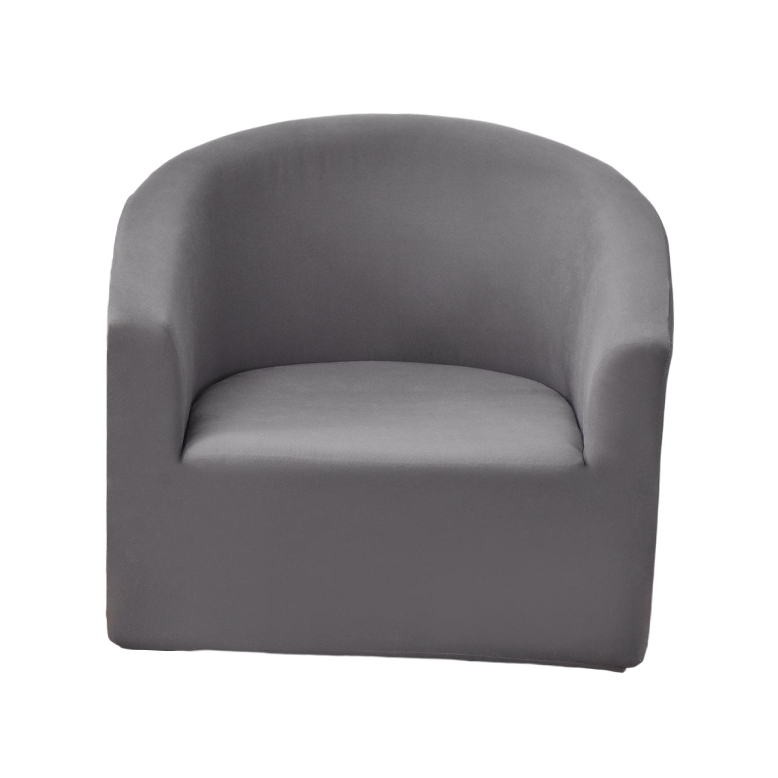 Magideal - Funda De Sofá Elástica Para Cubrir Sillón Protector De Muebles Antideslizante Poliéster Suave Resistente A Arrugas Adecuado Para Hogares Con Niños Y Mascotas Decoración Del Hogar Gris Oscuro