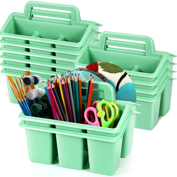 Cajones WILLBOND 23 × 16 cm Verde – Pack de 12 Apilables