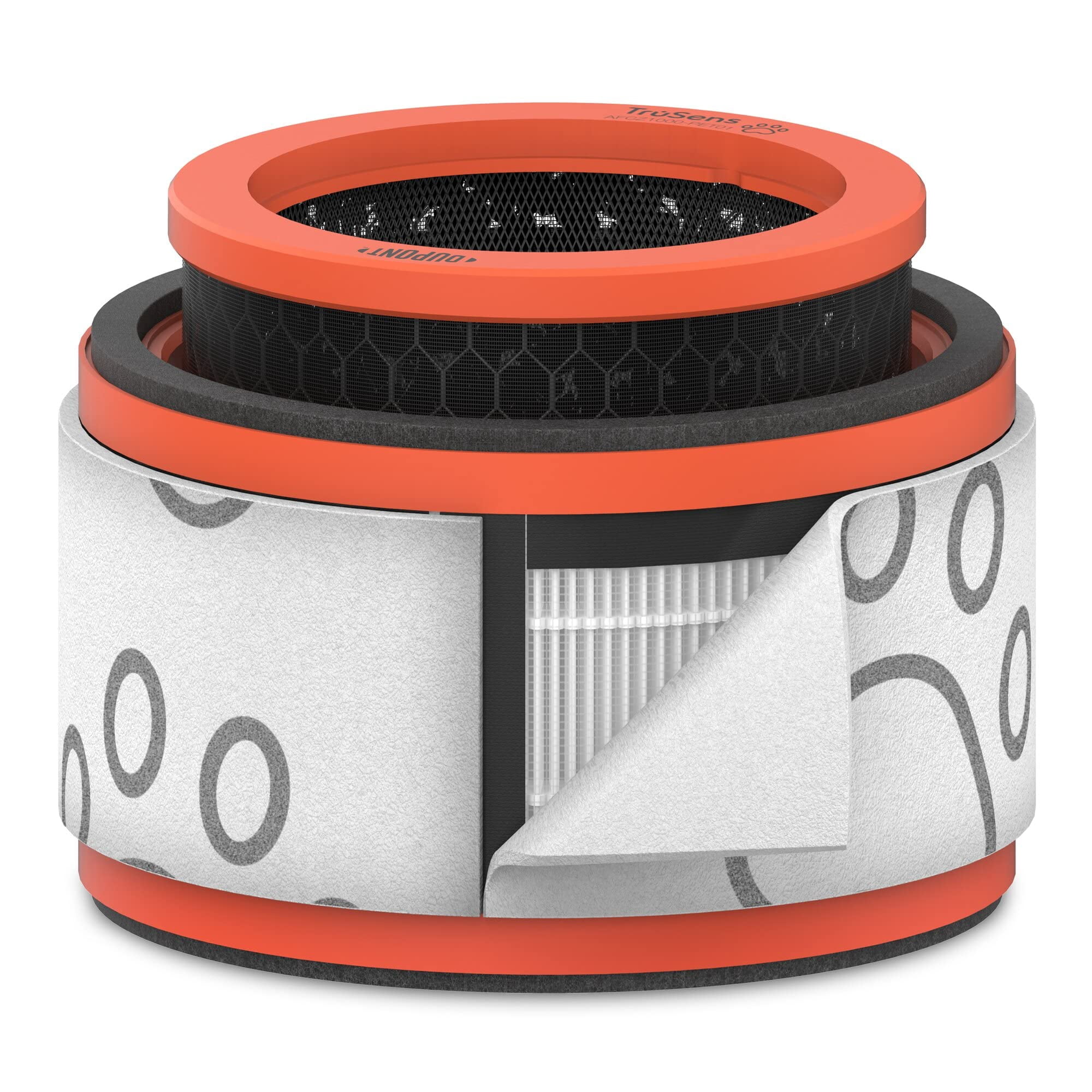 Filtro Purificador De Aire Trusens Dupont Pet Con True Hepa Z-1000