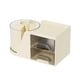 thumbnail image 3 of Caja De Almacenamiento De Escritorio Con Soporte Para Brochas De Maquillaje Giratorio De 360° Para Tocador, Escritorio Y Oficina, 3 of 3