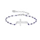 thumbnail image 1 of Pulsera HESHPAWS S925 Sterling Silver Cross Ajustable Plata, 1 of 3