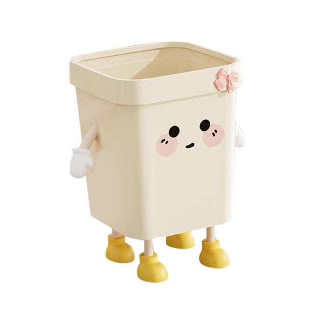 Papelera De Basura Simple Papelera De Basura De Cocina Para Baño Oficina Garaje M De Pie