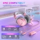 thumbnail image 2 of Audífonos Gamer Fifine H9 Sonido 7.1 Surround Micrófono Desmontable USB 3.5mm Compatible PC PS5 PS4 Xbox Switch Streaming Gaming Headset, 2 of 7