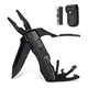 thumbnail image 2 of Navaja táctica, cuchillo táctico militar, alicate 16 en 1, Black, 2 of 3