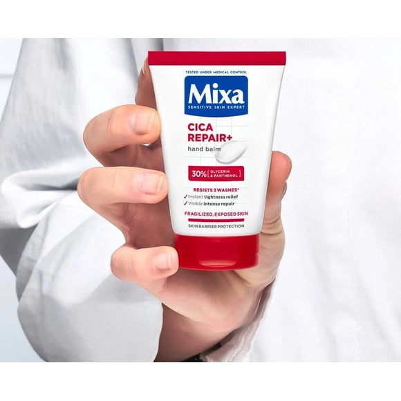Crema de manos Mixa Cica Repair+ 30 % glicerina 50 ml
