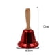 thumbnail image 2 of Campana de llamada de mano sólida súper fuerte con mango de madera Campana de llamada de mano navideña, 2 of 5