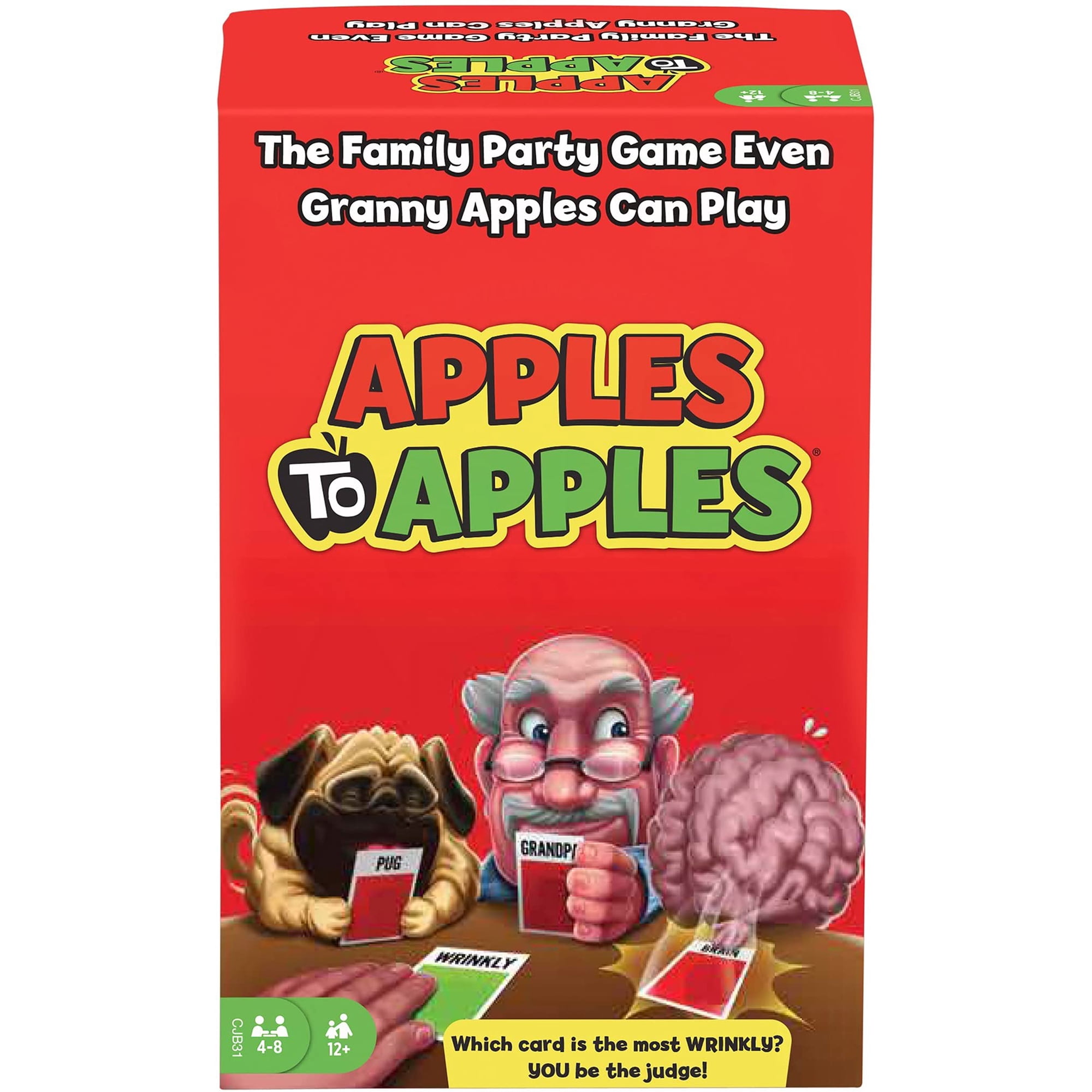 Juego De Cartas Mattel Games Apples To Apples Family Con Más De 500 Cartas