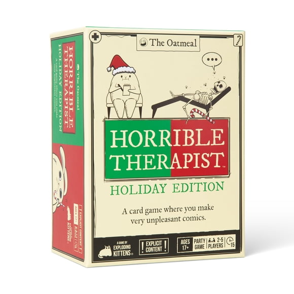 JUEGO DE MESA Exploding Kittens Horrible Therapist – Edición Navideña