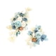 thumbnail image 4 of 2 Piezas De Flores Artificiales Para Arco De Boda, Para Fondo De Pared, Puerta De Entrada, Color Azul, 4 of 5