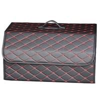 Magideal - Caja De Almacenamiento Plegable Para Maletero De Coche Con Tapa, Organizador Portátil Multiusos, Bolsa De Almacenamiento De Carga, Suv Sedán De Gran C Negro